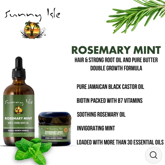 Sunny Isle Rosemary Mint Hair and Strong Roots Butter - Picture 2 of 4